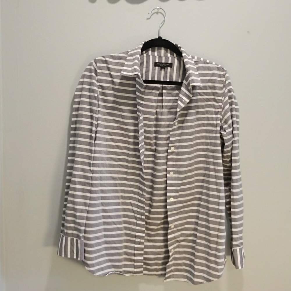 Banana republic  Dillon  striped shirt
